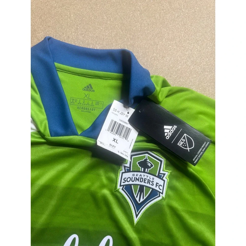 Adidas Seattle Sounders FC Zulily‎ MLS Soccer Jersey Men's XL Green Shirt NWT